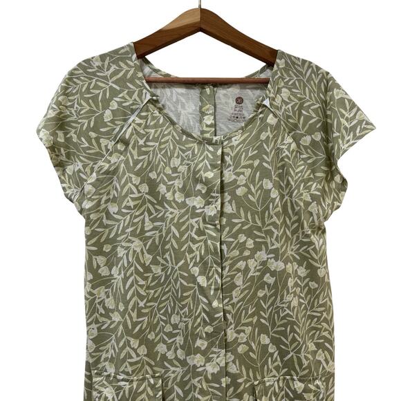KINDRED BRAVELY Floral Nursing & Maternity Dress Size S Green Breastfeeding - Picture 3 of 7